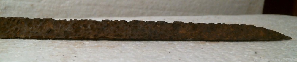 Civil War Battlefield Relic Blade Only Of Enfield Triangular Socket Bayonet-img-5