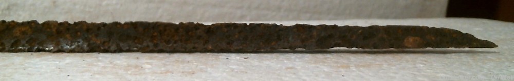Civil War Battlefield Relic Blade Only Of Enfield Triangular Socket Bayonet-img-6