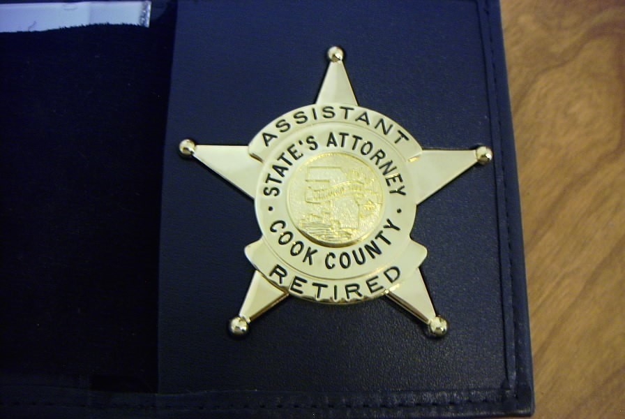 Badge Cook County Ill Asst States Attorney, gold, order-img-2