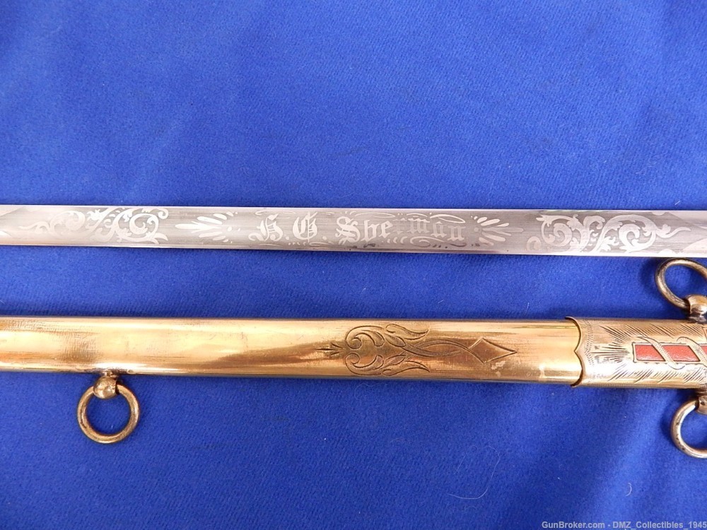 1900s-20s Knights Templar Fraternal Sword with Scabbard-img-5