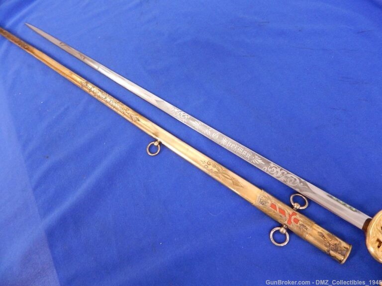 1900s-20s Knights Templar Fraternal Sword with Scabbard-img-6