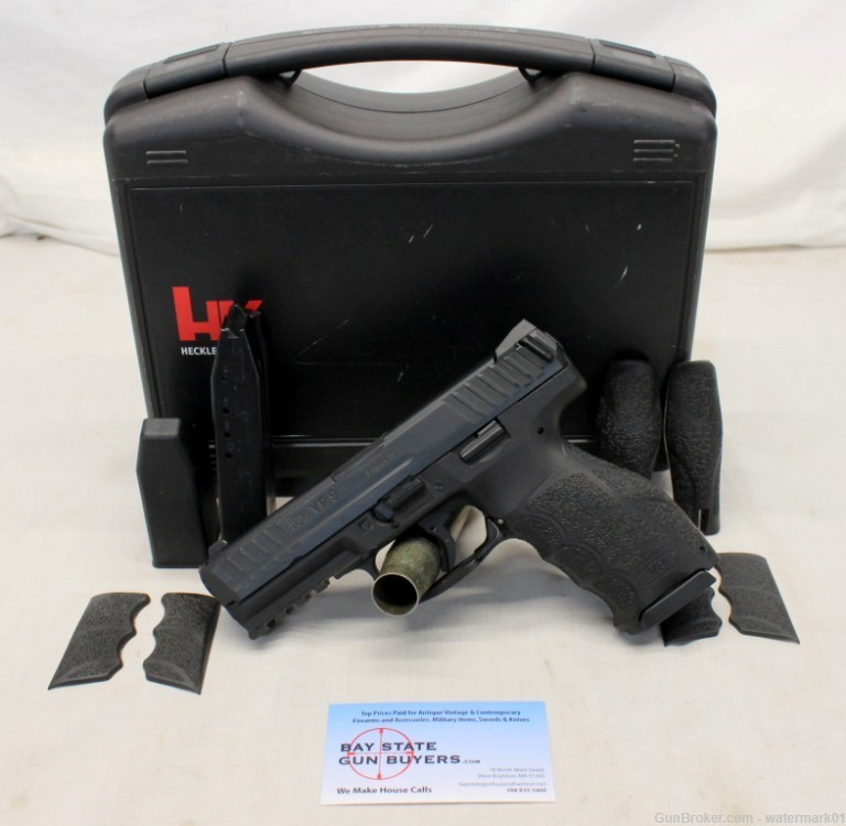 Heckler & Koch VP9 semi-automatic pistol 9mm Box Manual NIGHT SIGHTS-img-0