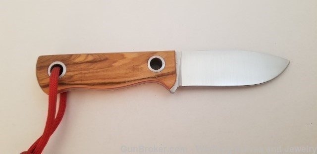 M. NIETO Fixed Knife. Olive Wood Handle. Vanadium Stainless Steel Blade.N14-img-2