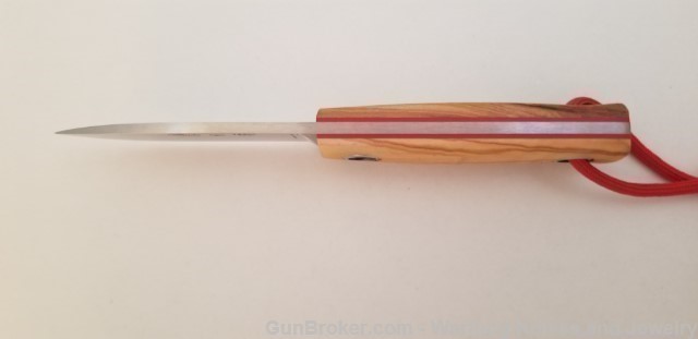 M. NIETO Fixed Knife. Olive Wood Handle. Vanadium Stainless Steel Blade.N14-img-3