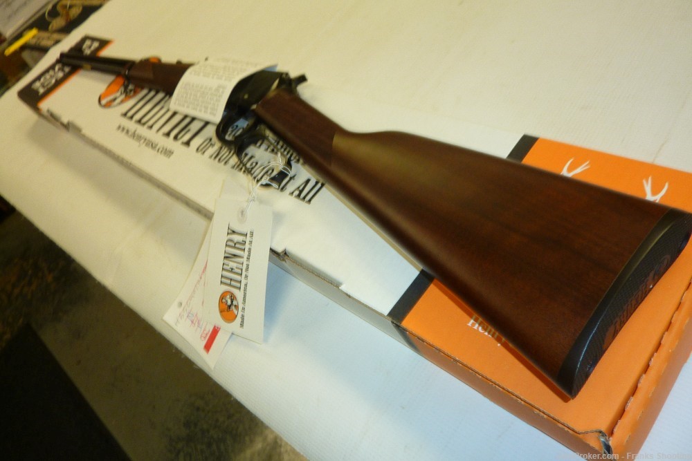 HENRY H001M 22 MAGNUM 19" BBL LEVER ACTION RIFLE-img-1