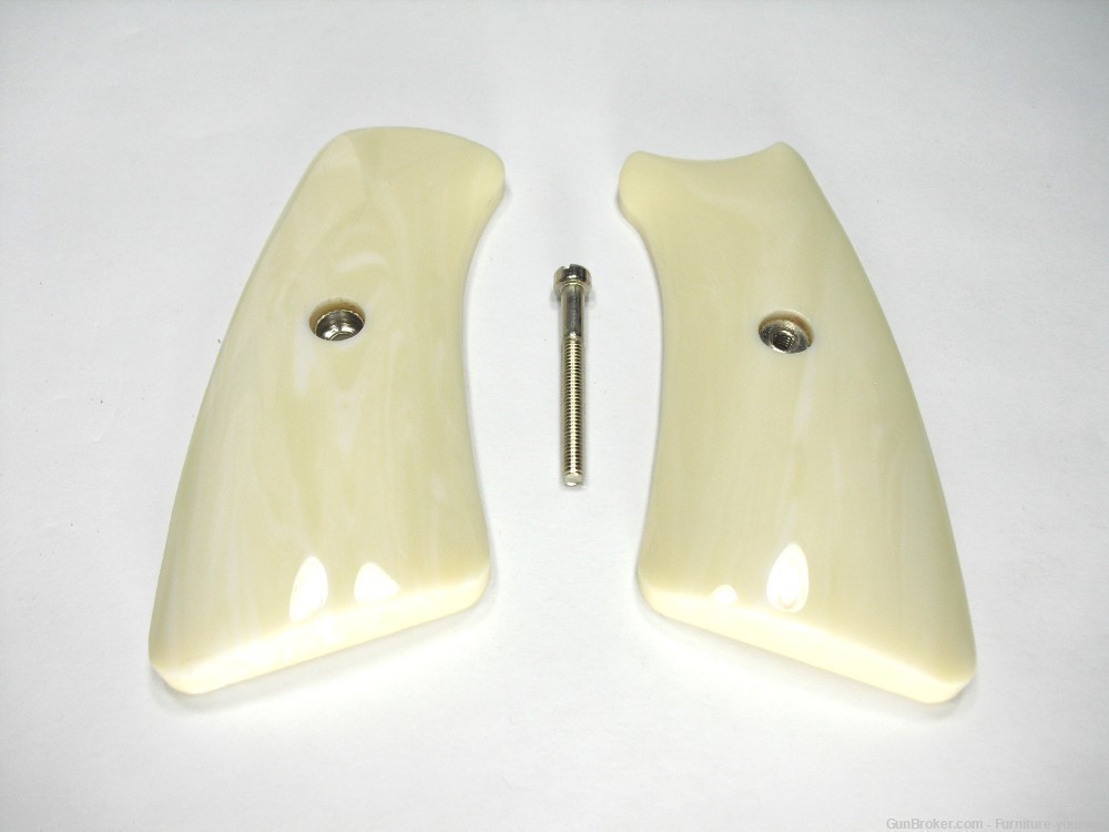 Ivory Ruger Gp100 Grip Inserts-img-1