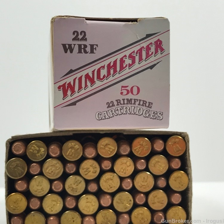 1994 Winchester .22 WRF Rimfire FULL 50 Rounds Vintage Box 1098-LX -img-3