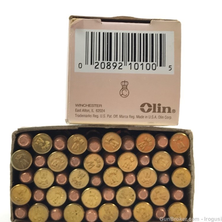1994 Winchester .22 WRF Rimfire FULL 50 Rounds Vintage Box 1098-LX -img-5