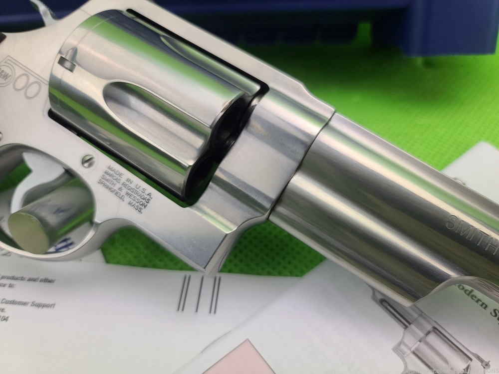 Smith & Wesson 500 MAGNUM * RARE HALF LUG PORTED BARREL 163565 BORN 2015 -img-9