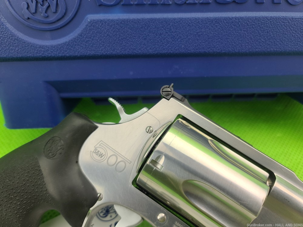 Smith & Wesson 500 MAGNUM * RARE HALF LUG PORTED BARREL 163565 BORN 2015 -img-10