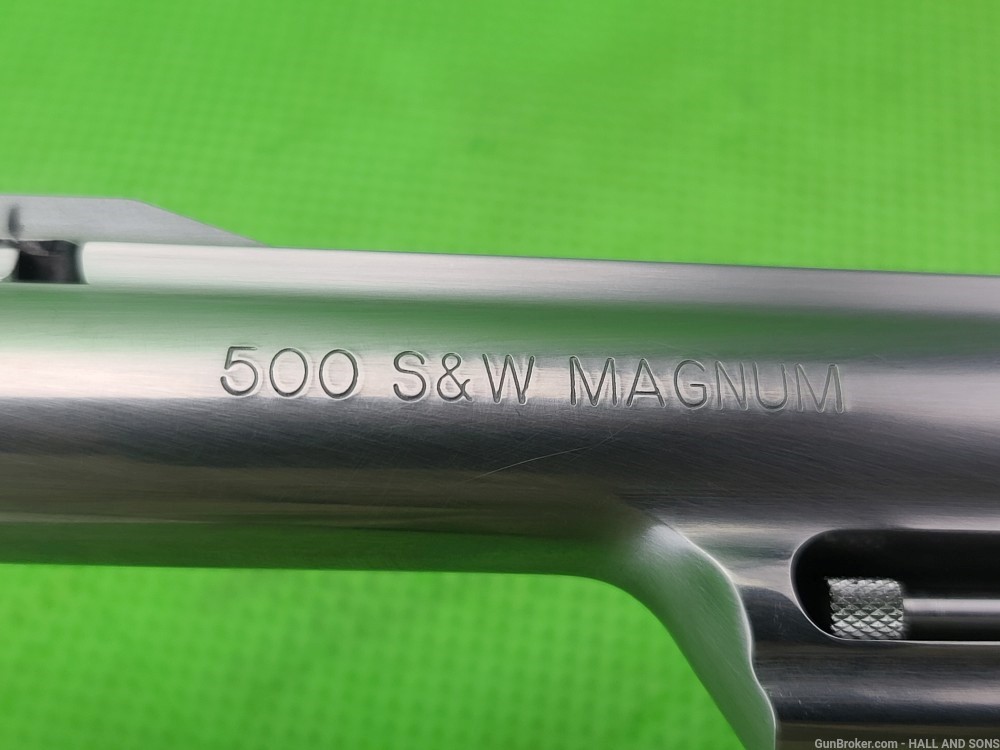 Smith & Wesson 500 MAGNUM * RARE HALF LUG PORTED BARREL 163565 BORN 2015 -img-36