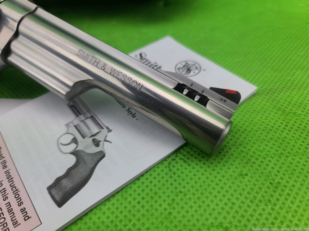 Smith & Wesson 500 MAGNUM * RARE HALF LUG PORTED BARREL 163565 BORN 2015 -img-8