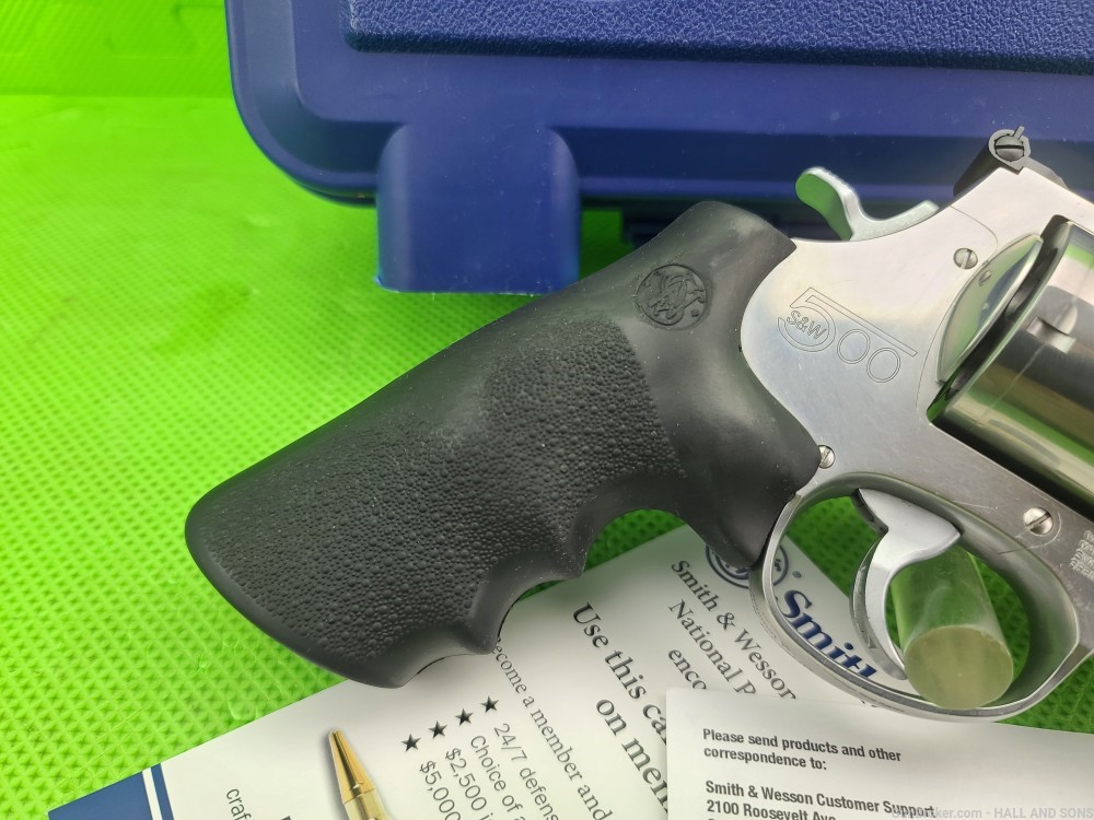 Smith & Wesson 500 MAGNUM * RARE HALF LUG PORTED BARREL 163565 BORN 2015 -img-12