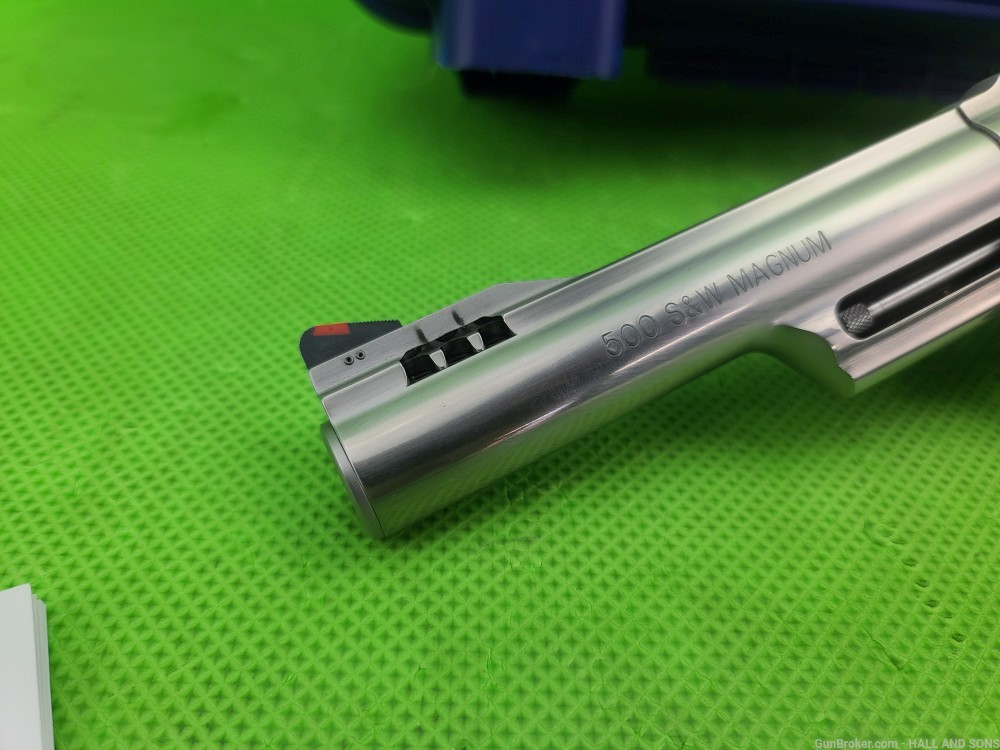 Smith & Wesson 500 MAGNUM * RARE HALF LUG PORTED BARREL 163565 BORN 2015 -img-41