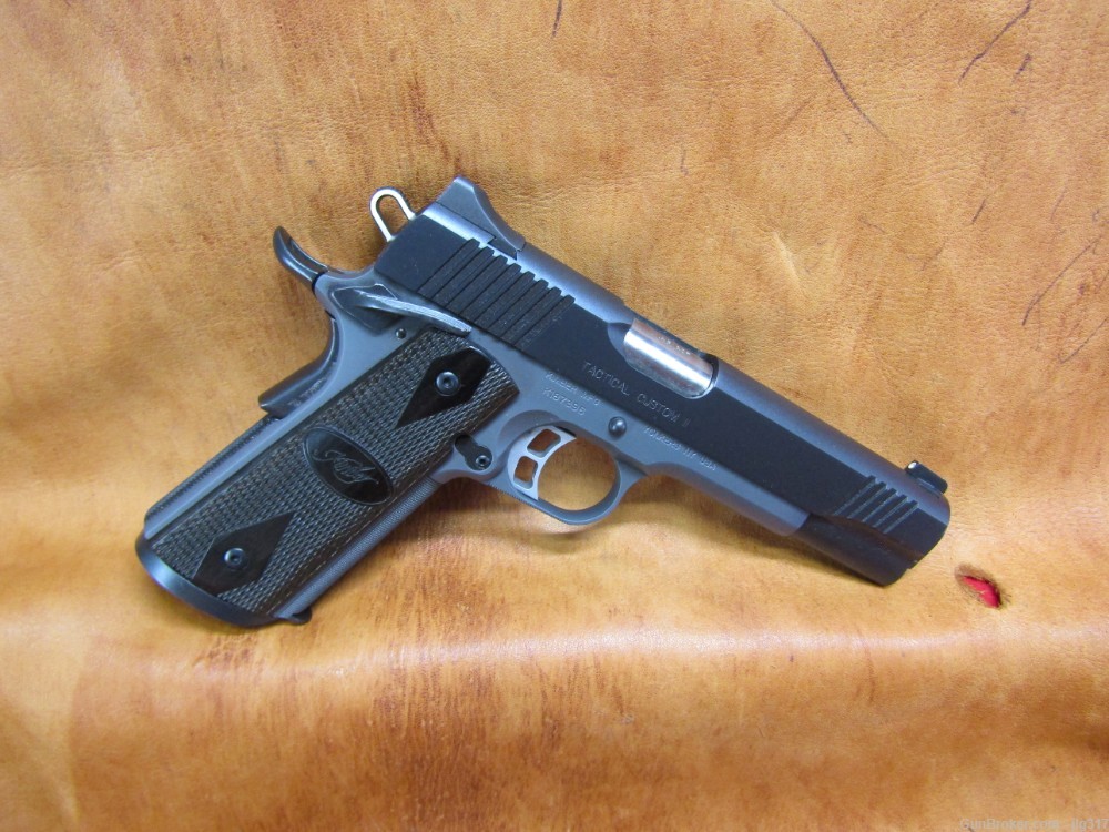 Kimber Tactical Custom II 1911 45 ACP Semi Auto Pistol Ambi Thumb Safety-img-1