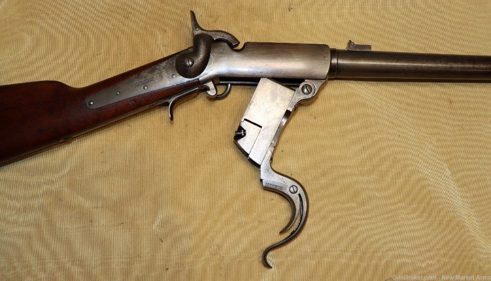 Rare Civil War Second Model Burnside Cavalry Carbine, c. Sep 1861 Indiana -img-21