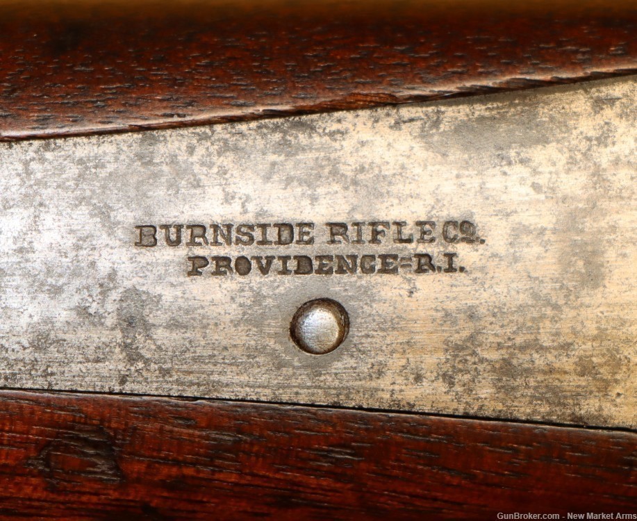 Rare Civil War Second Model Burnside Cavalry Carbine, c. Sep 1861 Indiana -img-11