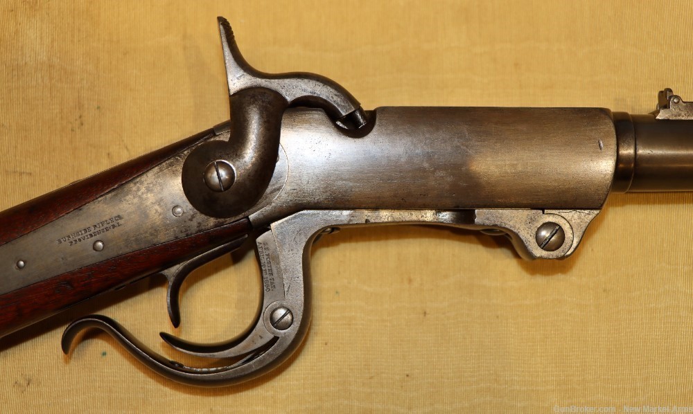 Rare Civil War Second Model Burnside Cavalry Carbine, c. Sep 1861 Indiana -img-16
