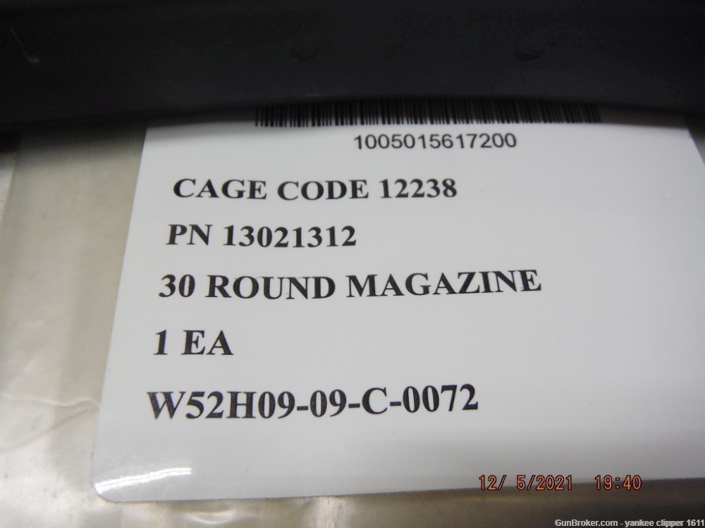 4 AR-15 223/ 5.56 Magazines 30Rd Original GI with Brown no/tilt follower AR-img-1