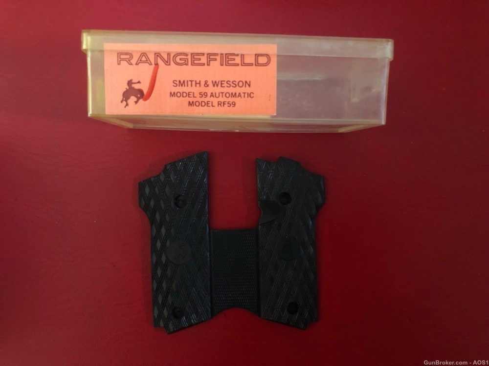 Vintage Rangefield Rubber Grip Smith & Wesson Model 59 NOS RF59-img-0