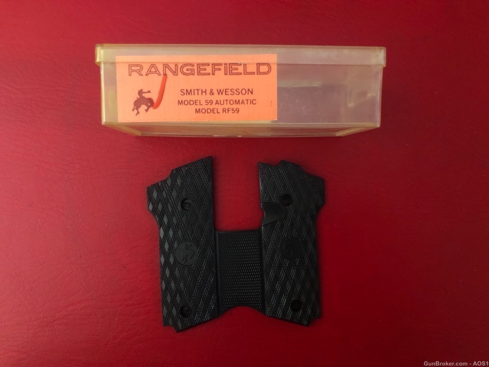 Vintage Rangefield Rubber Grip Smith & Wesson Model 59 NOS RF59-img-1
