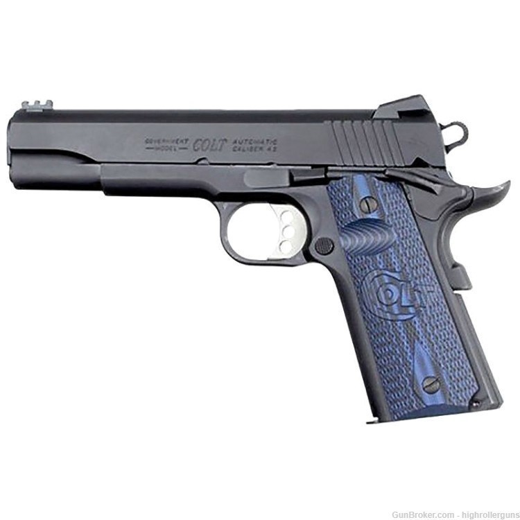 NEW COLT SERIES 70 COMPETITION GOVERNMENT .45 ACP 5" 1911 BLUE - O1970CCS-img-0