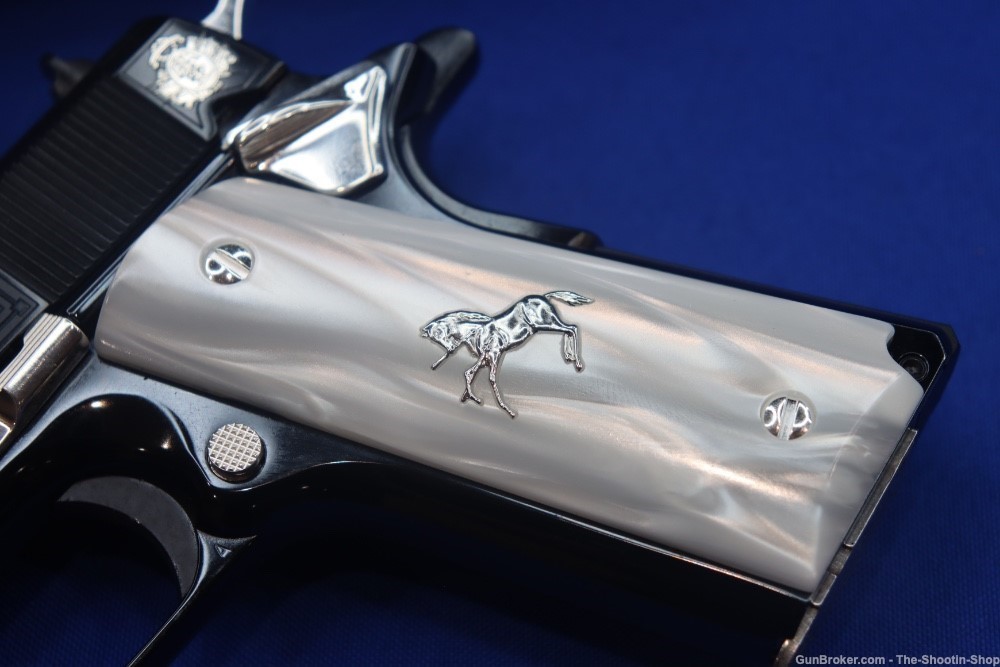 Colt 1911 JOSE MORELOS Pistol 38 SUPER 1 of 200 Mexico SILVER ENGRAVED NEW-img-8