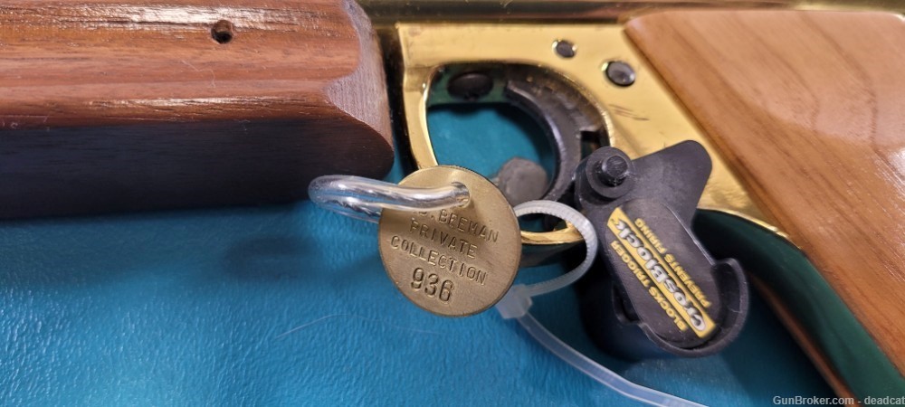 Rare Benjamin Sheridan 50th Ann H20PB Brass Air Pistol Provenance 936-img-5