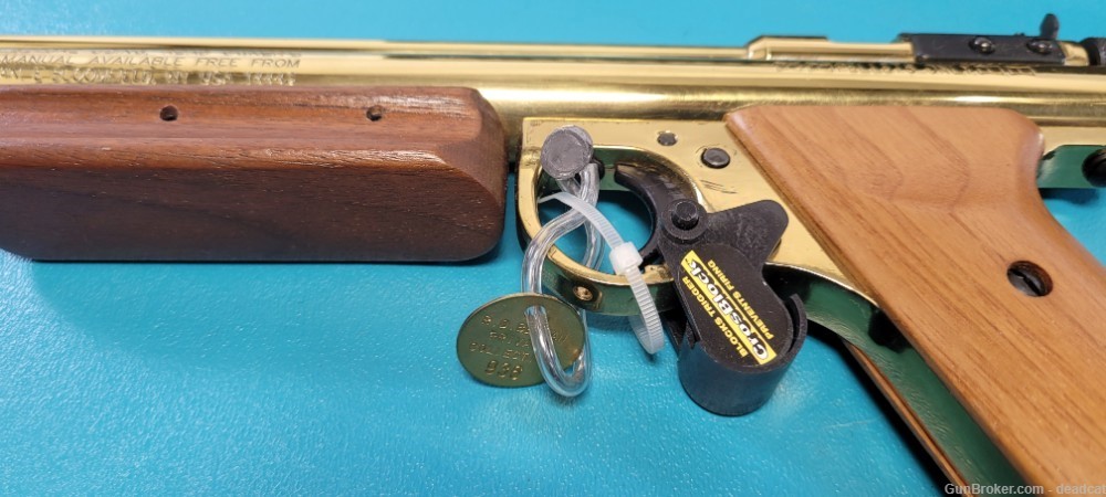 Rare Benjamin Sheridan 50th Ann H20PB Brass Air Pistol Provenance 936-img-17
