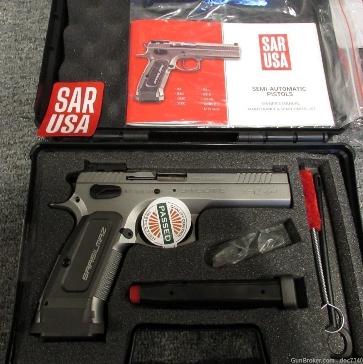 SAR K 12 Sport 9 MM pistol-img-5