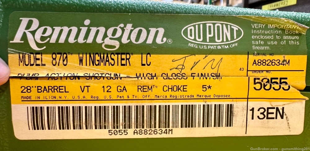 Remington 870 Wingmaster LC 12ga NIB-img-6