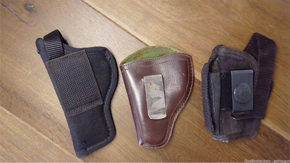 Holsters QTY 3 For Small Pistols-img-1