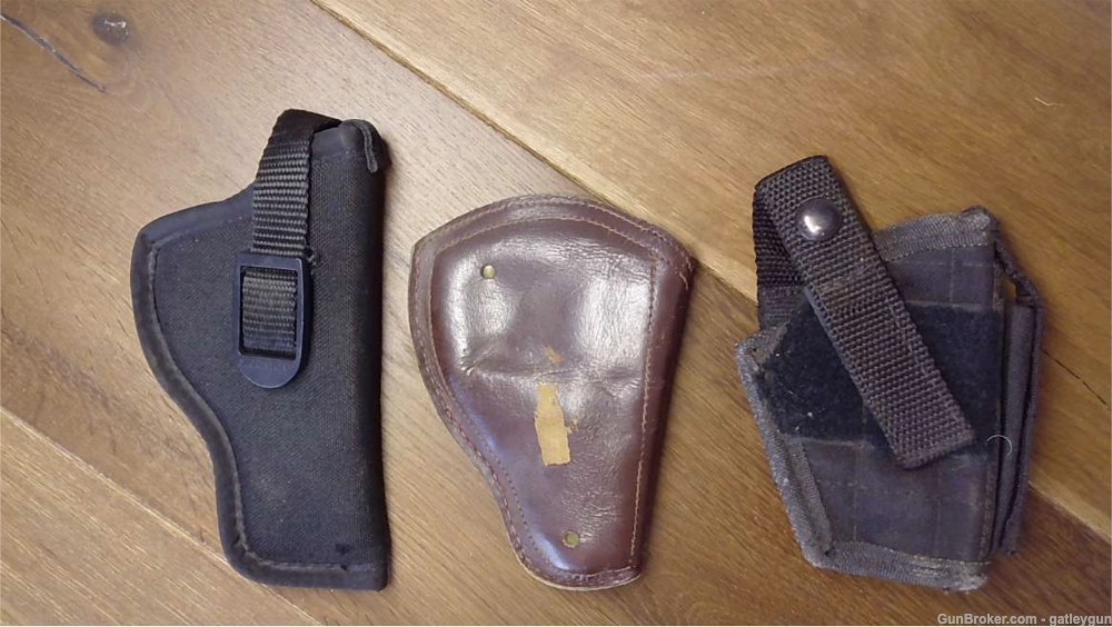 Holsters QTY 3 For Small Pistols-img-0