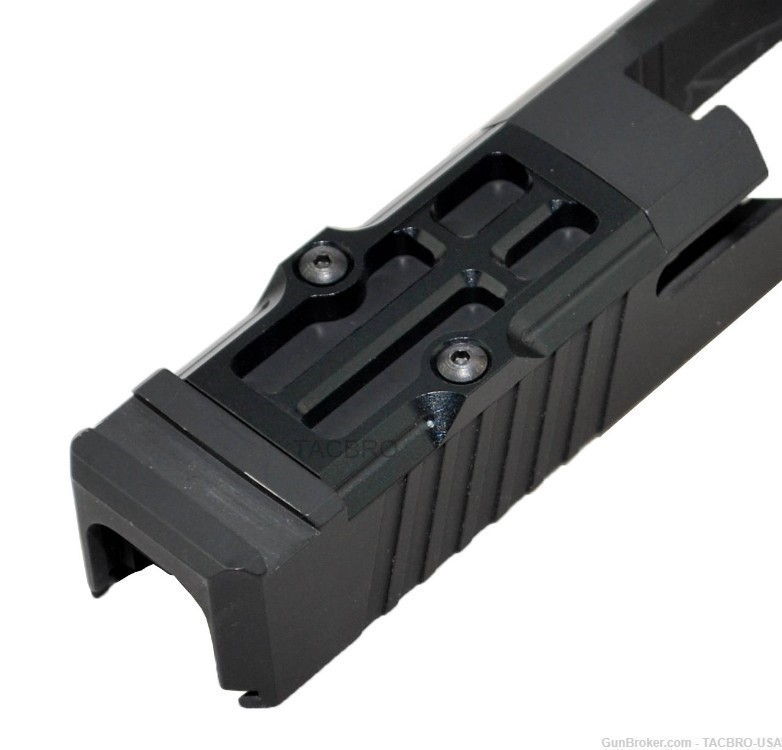 TACBRO Black Trijicon RMR Cut Slide Cover Plate For Glock 17 19 26 / 108#-img-1