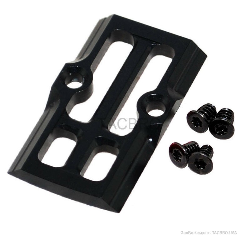 TACBRO Black Trijicon RMR Cut Slide Cover Plate For Glock 17 19 26 / 108#-img-0