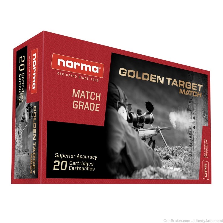 6.5 PRC Ammo 143 gr Norma Golden Target Match Ammunition-img-1