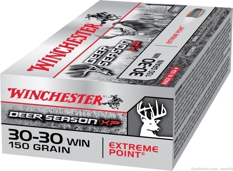Winchester 30-30 Deer Season 150 gr Extreme Point Bullet 20 Rd Box #X3030DS-img-2
