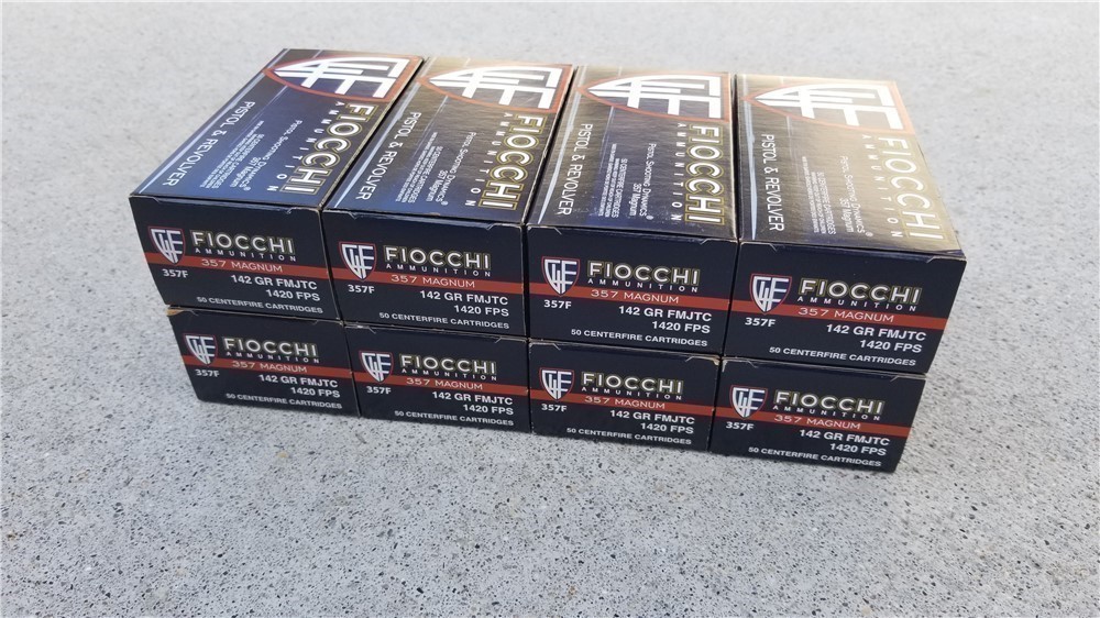 Fiocchi 357F Training Dynamics 357 Mag 142gr TCFMJ 8 Boxes 400 Rounds -img-0