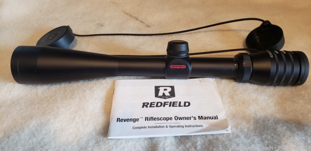 Redfield Revenge 4-12x42 Accu-Range Varmint 1 inch rifle scope like new no -img-0