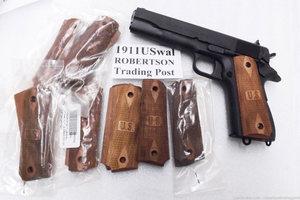 Sig Ltd. Ed. U.S. Marked Cartouched Grips for Colt 1911 Government .45 AUTO-img-11