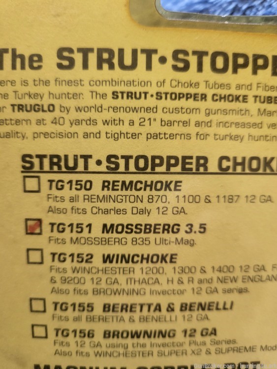Truglo Strut-stopper choke tube TG151 Mossberg 3.5-img-1