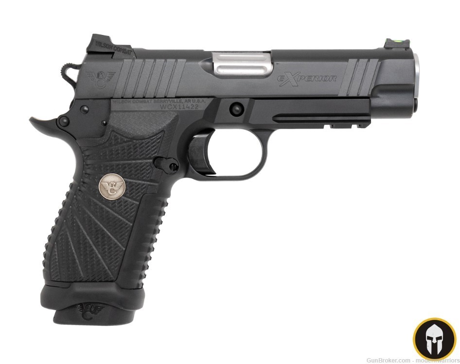 Wilson Combat Experior Commander Dbl Stack- 4.25" Bbl(9mm) LRF-Magwell-BLK-img-1