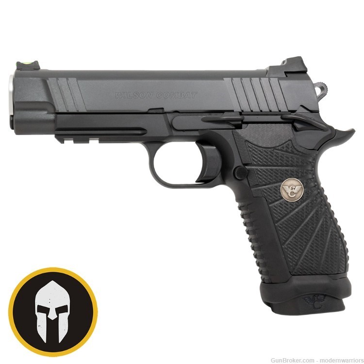Wilson Combat Experior Commander Dbl Stack- 4.25" Bbl(9mm) LRF-Magwell-BLK-img-0