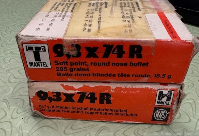RWS 9.3x74R 258gr and 285gr-img-1