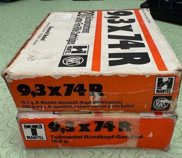 RWS 9.3x74R 258gr and 285gr-img-0