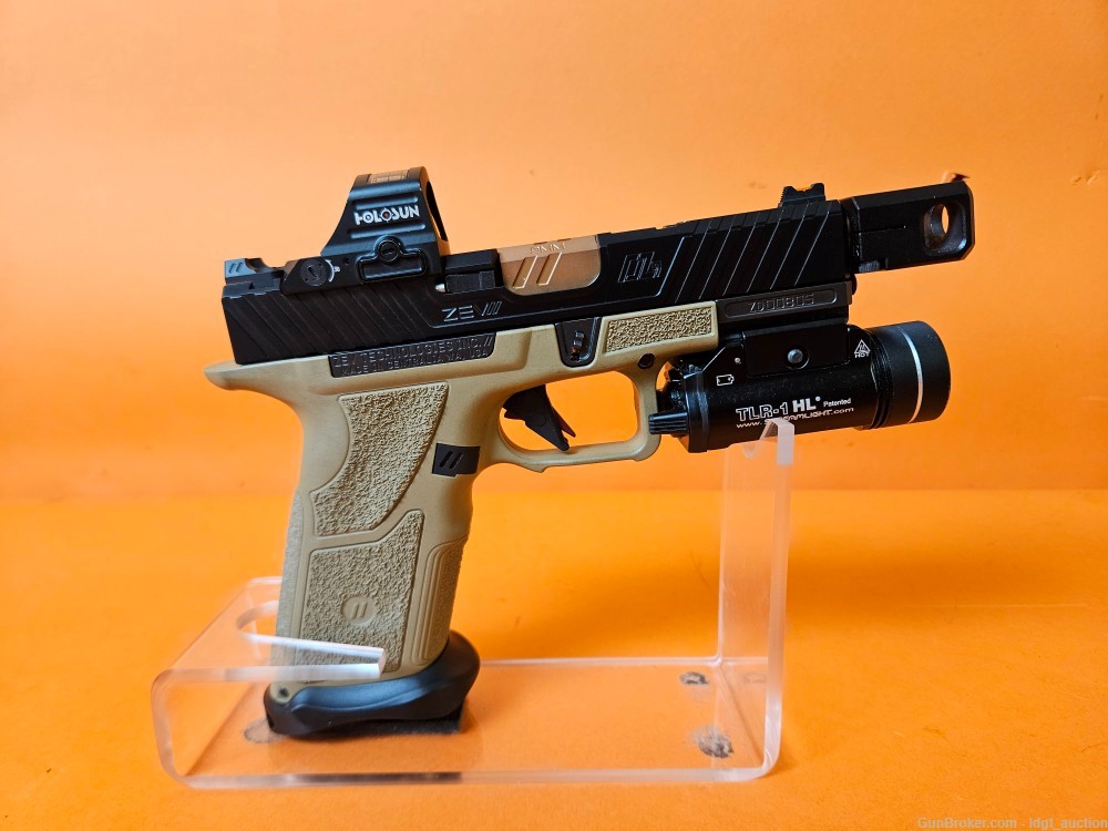 ZEV Technologies OZ9C Elite 9mm FDE Pistol OZ9 Compact With Upgrades, Case-img-3
