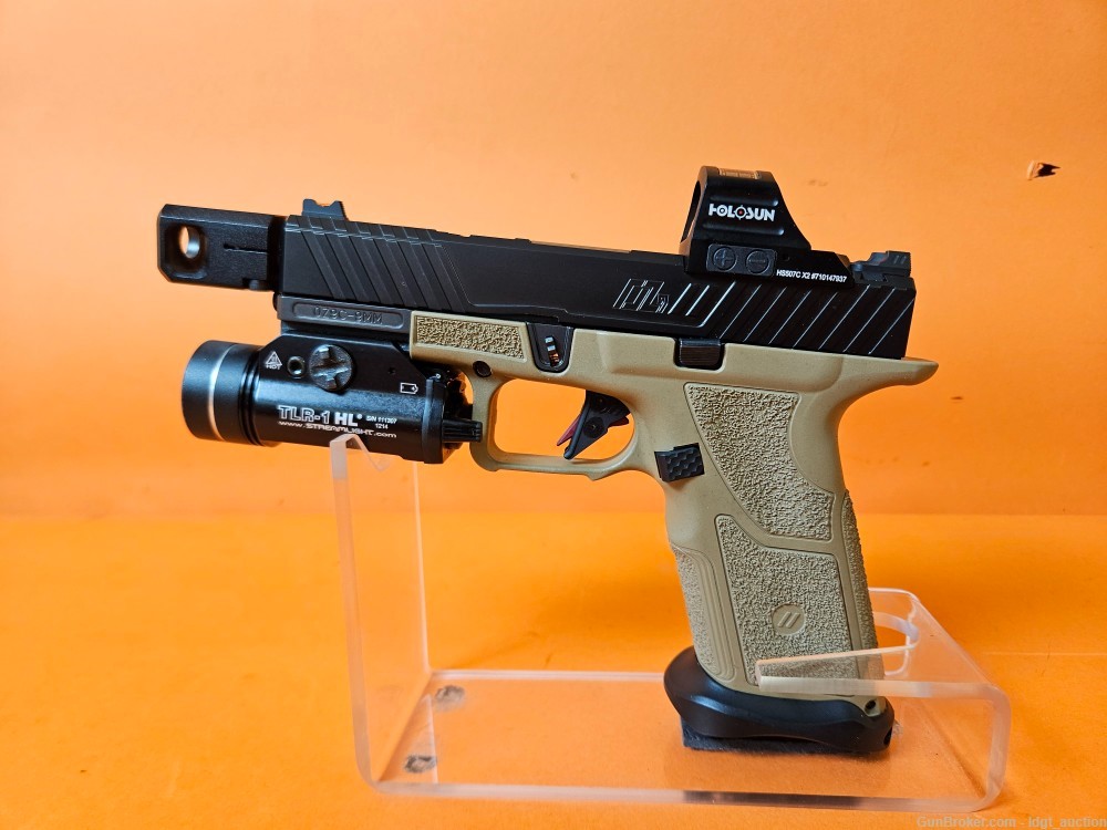 ZEV Technologies OZ9C Elite 9mm FDE Pistol OZ9 Compact With Upgrades, Case-img-2
