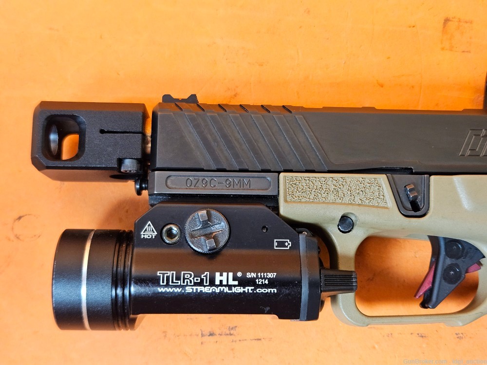 ZEV Technologies OZ9C Elite 9mm FDE Pistol OZ9 Compact With Upgrades, Case-img-12