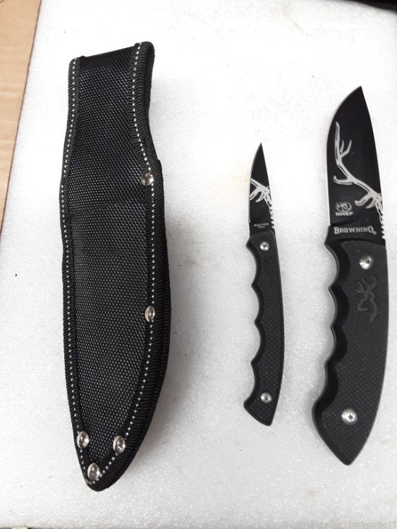 Browning 0302R 2 knives and sheath -img-1
