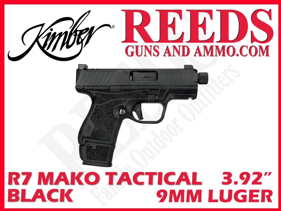 Kimber R7 Mako Tactical OR Black 9mm 2-15Rd Mags 3800033-img-0